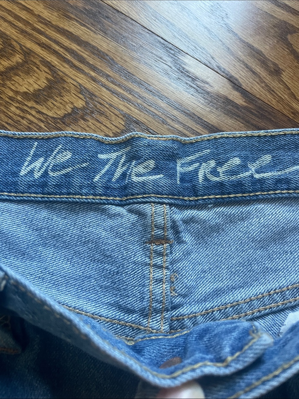Free People We The Free Blossom Rigid Crop Skinny Jeans EUC Size 27 - Picture 7 of 10